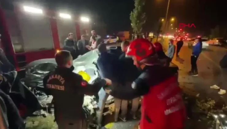 Sakarya’da Zincirleme Trafik Kazası: 1 Ölü, 3 Yaralı