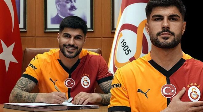 Galatasaray'ın yeni transferi Eren Elmalı formayı giydi!